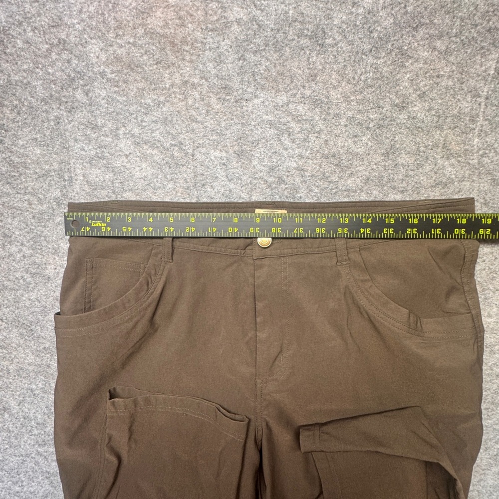 Telluride Clothing Company Mens Brown Stretch Straight Leg Pants 38x32 New - Picture 2 of 10